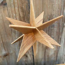 Wooden Moravian Star, Cherry - Old Salem Museums & Gardens